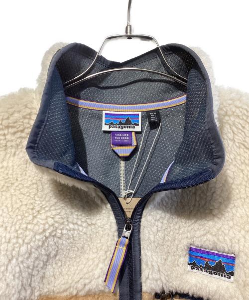 Patagonia（パタゴニア）Patagonia (パタゴニア) ナチュラル・ブレンド・レトロ・カーディガン アイボリー×ブラウン サイズ:SIZE Lの古着・服飾アイテム