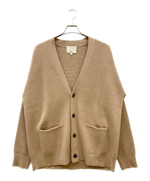 DEMYLEE（デミリー）DEMYLEE (デミリー) Ron Herman (ロンハーマン) Milano Rib Cardigan ベージュ サイズ:Lの古着・服飾アイテム