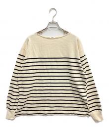 THE SHINZONE（ザ シンゾーン）の古着「PANEL BORDER TEE」｜アイボリー