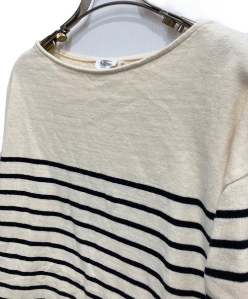 THE SHINZONE（ザ シンゾーン）THE SHINZONE (ザ シンゾーン) PANEL BORDER TEE アイボリー サイズ:f0の古着・服飾アイテム