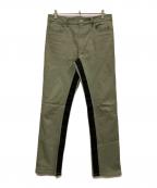PRADAプラダ）の古着「ラインパンツ」｜グリーン