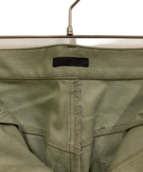 PRADA（プラダ）PRADA (プラダ) ラインパンツ グリーン サイズ:SIZE 48の古着・服飾アイテム