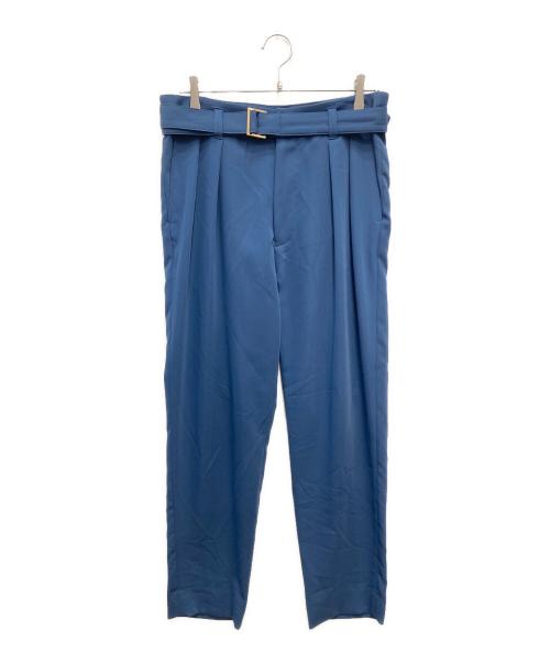 CULLNI（クルニ）CULLNI (クルニ) ベルテッドテーパードパンツ ブルー サイズ:2の古着・服飾アイテム