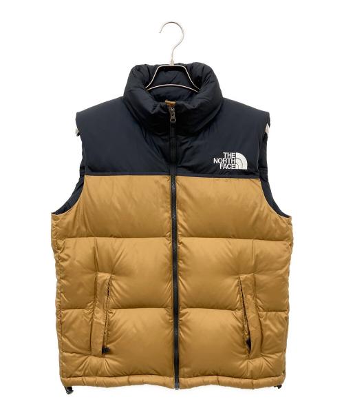 THE NORTH FACE（ザ ノース フェイス）THE NORTH FACE (ザ ノース フェイス) NUPTSE VEST ブラウン×ブラック サイズ:XLの古着・服飾アイテム