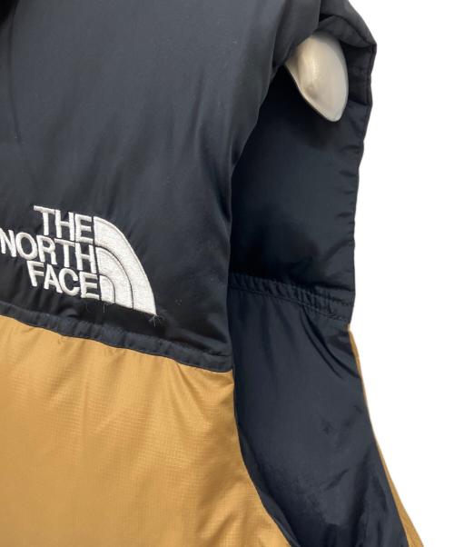 THE NORTH FACE（ザ ノース フェイス）THE NORTH FACE (ザ ノース フェイス) NUPTSE VEST ブラウン×ブラック サイズ:XLの古着・服飾アイテム