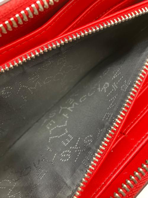 STELLA McCARTNEY（ステラマッカートニー）STELLA McCARTNEY (ステラマッカートニー) コンチネンタルウォレット レッドの古着・服飾アイテム