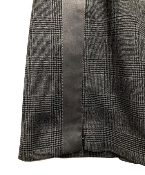 AP STUDIO（エーピーストゥディオ）AP STUDIO (エーピーストゥディオ) サイドラインチェックパンツ グレー サイズ:40の古着・服飾アイテム