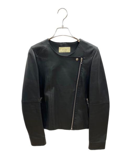 DES PRES（デ プレ）DES PRES (デ プレ) ラムレザージャケット ブラック サイズ:1の古着・服飾アイテム