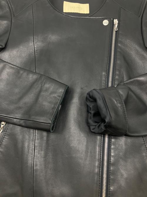 DES PRES（デ プレ）DES PRES (デ プレ) ラムレザージャケット ブラック サイズ:1の古着・服飾アイテム