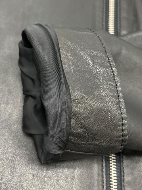 DES PRES（デ プレ）DES PRES (デ プレ) ラムレザージャケット ブラック サイズ:1の古着・服飾アイテム