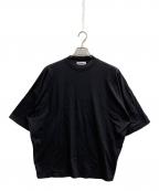 JIL SANDERジルサンダー）の古着「モックネック Ｔシャツ」｜ブラック