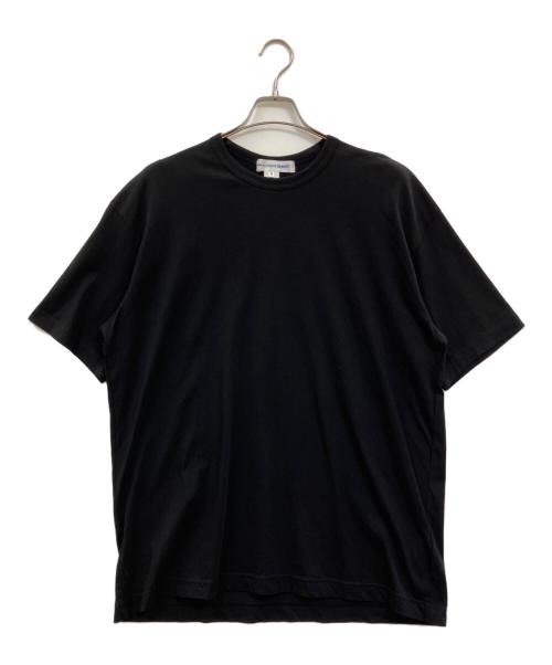 COMME des GARCONS SHIRT（コムデギャルソンシャツ）COMME des GARCONS SHIRT (コムデギャルソンシャツ) コットンジャージクルーネックS/Sロゴカットソー ブラック サイズ:Mの古着・服飾アイテム