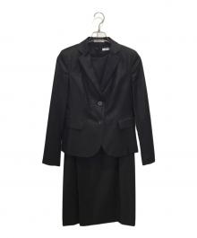 Aquascutum（アクアスキュータム）の古着「ワンピーススーツ」｜チャコールグレー