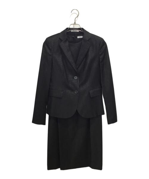 Aquascutum（アクアスキュータム）Aquascutum (アクアスキュータム) ワンピーススーツ チャコールグレー サイズ:JK:8/OP:Mの古着・服飾アイテム