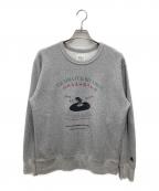 TACOMA FUJI RECORDSタコマ フジ レコード）の古着「SEA OF LOVE CREW NECK SWEAT/シー オブ ラブ クルー ネック スウェット」｜ライトグレー