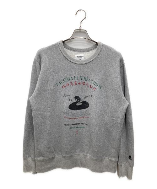 TACOMA FUJI RECORDS（タコマ フジ レコード）TACOMA FUJI RECORDS (タコマ フジ レコード) SEA OF LOVE CREW NECK SWEAT/シー オブ ラブ クルー ネック スウェット ライトグレー サイズ:Lの古着・服飾アイテム
