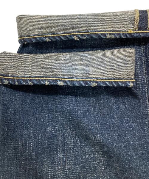 A BATHING APE（ア ベイシング エイプ）A BATHING APE (ア ベイシング エイプ) バック刺繍デニムパンツ インディゴ サイズ:Sの古着・服飾アイテム