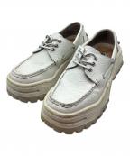 Eytysエイティーズ）の古着「厚底デッキシューズ」｜ホワイト