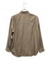 ATON (エイトン) SHORT FIBER SILK WASHED SHIRT/ショート ファイバー シルク ウォッシュド シャツ キャメル サイズ:44：15000円
