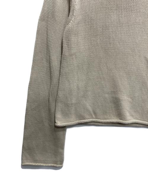 L'appartement（アパルトモン）L'appartement (アパルトモン) Cotton 3G Vneck Knit ベージュ サイズ:FREEの古着・服飾アイテム