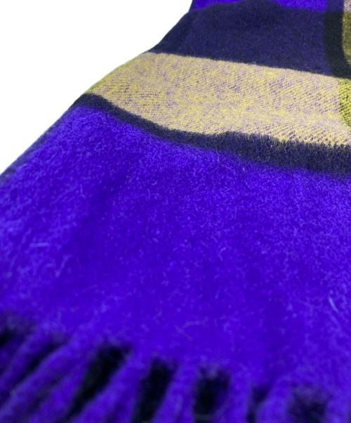 JOSHUA ELLIS（ジョシュア エリス）JOSHUA ELLIS (ジョシュア エリス) カシミヤ大判ストール パープルの古着・服飾アイテム