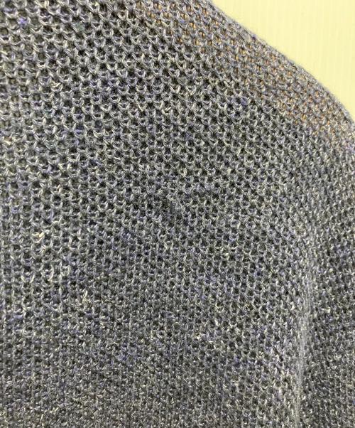 ANTICA MAGLIERIA ARTIGIANA（アンティカマリアアルティージャ）ANTICA MAGLIERIA ARTIGIANA (アンティカマリアアルティージャ) ニットテーラードジャケット ネイビー サイズ:Lの古着・服飾アイテム
