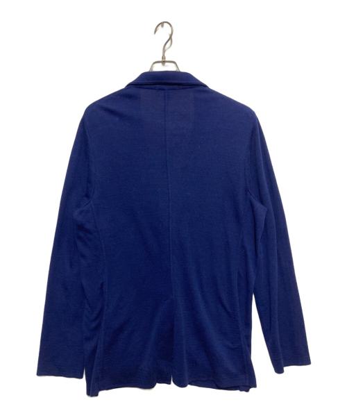 LARDINI（ラルディーニ）LARDINI (ラルディーニ) 2Bコットンニットジャケット ネイビー サイズ:Lの古着・服飾アイテム