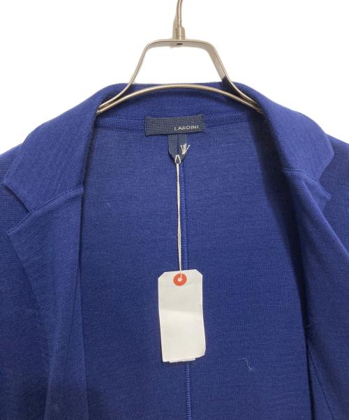 LARDINI（ラルディーニ）LARDINI (ラルディーニ) 2Bコットンニットジャケット ネイビー サイズ:Lの古着・服飾アイテム