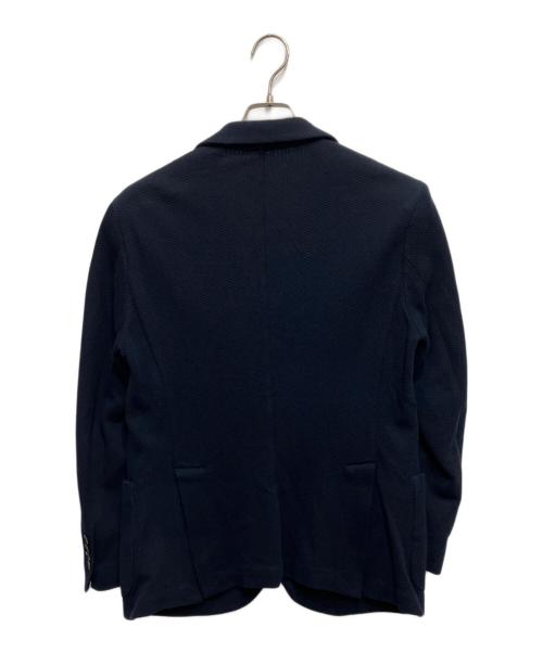 eleventy（イレブンティ）eleventy (イレブンティ) 鹿の子2Bジャケット ネイビー サイズ:48の古着・服飾アイテム