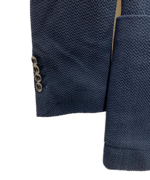 eleventy（イレブンティ）eleventy (イレブンティ) 鹿の子2Bジャケット ネイビー サイズ:48の古着・服飾アイテム