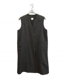 SEESET（シーセット）の古着「ロングジレ」｜グレー