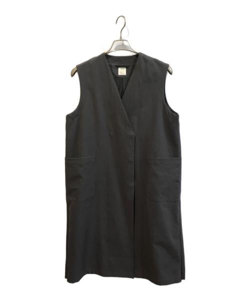 SEESET（シーセット）seeset (シーセット) ロングジレ グレー サイズ:Freeの古着・服飾アイテム