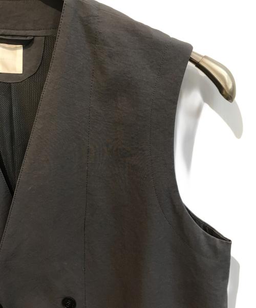 SEESET（シーセット）seeset (シーセット) ロングジレ グレー サイズ:Freeの古着・服飾アイテム