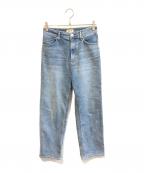YANUKヤヌーク）の古着「ボーイズストレートLEA 57121232」｜インディゴ