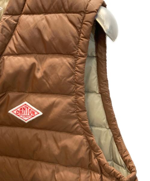 DANTON（ダントン）DANTON (ダントン) ダウンベスト ブラウン サイズ:SIZE 34の古着・服飾アイテム
