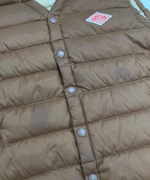 DANTON（ダントン）DANTON (ダントン) ダウンベスト ブラウン サイズ:SIZE 34の古着・服飾アイテム