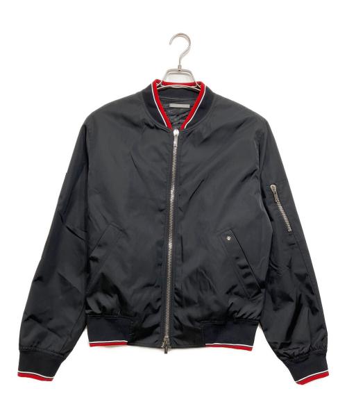 DIOR HOMME（ディオール オム）DIOR HOMME (ディオール オム) Zip Up Bomber Jacket ブラック サイズ:48の古着・服飾アイテム