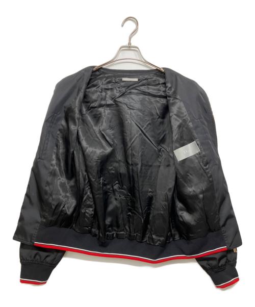 DIOR HOMME（ディオール オム）DIOR HOMME (ディオール オム) Zip Up Bomber Jacket ブラック サイズ:48の古着・服飾アイテム
