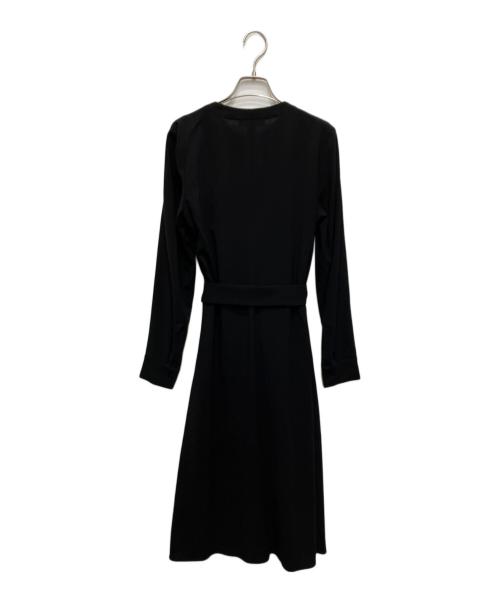 BOSS HUGO BOSS（ボス ヒューゴボス）BOSS HUGO BOSS (ボス ヒューゴボス) ベルテッドワンピース ブラック サイズ:38の古着・服飾アイテム