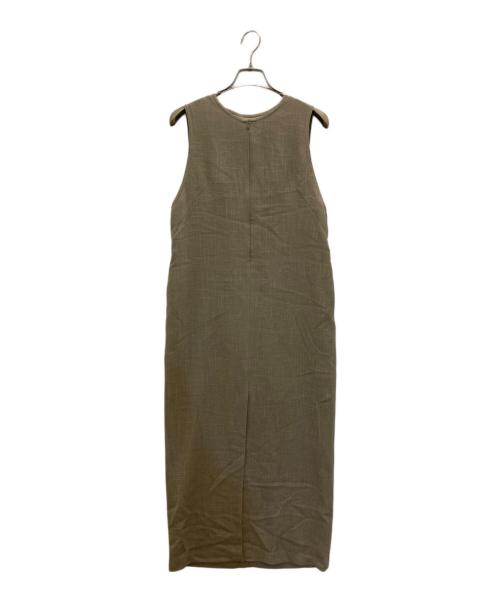 Spick and Span（スピック＆スパン）Spick and Span (スピック＆スパン) カラミIラインワンピース ベージュ サイズ:36の古着・服飾アイテム