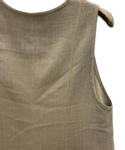 Spick and Span（スピック＆スパン）Spick and Span (スピック＆スパン) カラミIラインワンピース ベージュ サイズ:36の古着・服飾アイテム