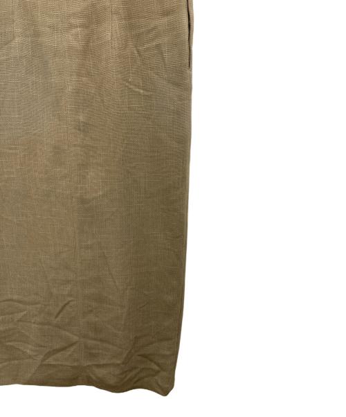 Spick and Span（スピック＆スパン）Spick and Span (スピック＆スパン) カラミIラインワンピース ベージュ サイズ:36の古着・服飾アイテム