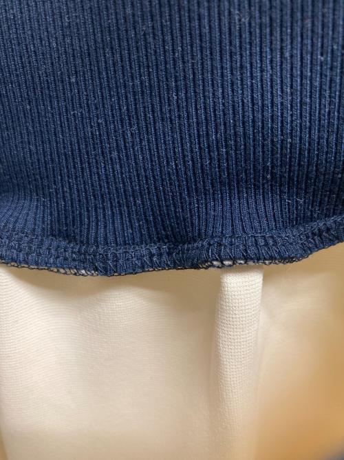 foufou（フーフー ザドレス）foufou (フーフー) track candy skirt(トラック　キャンディー　スカート） アイボリー×ネイビー サイズ:１の古着・服飾アイテム