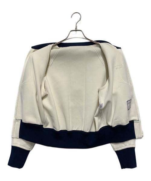 foufou（フーフー ザドレス）foufou (フーフー) track candy jacket アイボリー×ネイビー サイズ:1の古着・服飾アイテム