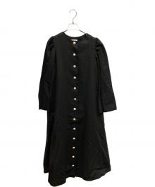 Madder Madder（マダマダ）の古着「Madame Rever's collar dress」｜ブラック