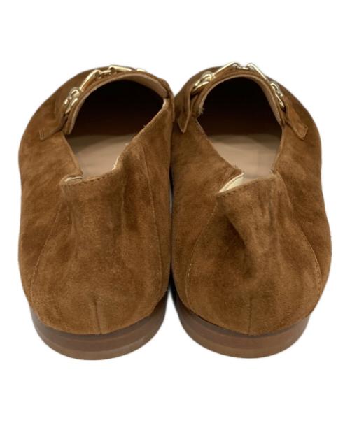 FABIO RUSCONI（ファビオルスコーニ）FABIO RUSCONI (ファビオルスコーニ) スウェードビットローファー キャメル サイズ:38の古着・服飾アイテム