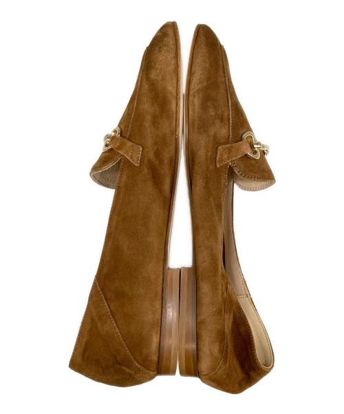 FABIO RUSCONI（ファビオルスコーニ）FABIO RUSCONI (ファビオルスコーニ) スウェードビットローファー キャメル サイズ:38の古着・服飾アイテム