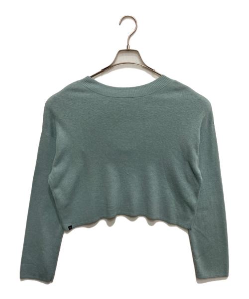 YANUK（ヤヌーク）YANUK (ヤヌーク) ハーフジップニット スカイブルー サイズ:FREE 未使用品の古着・服飾アイテム