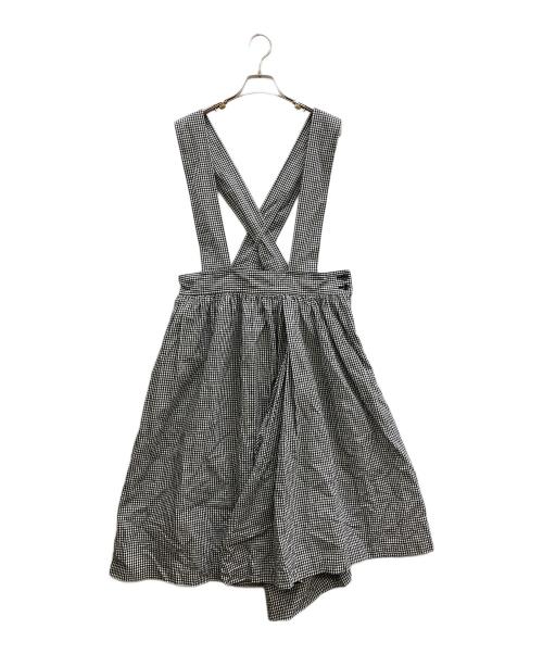 BLACK COMME des GARCONS（ブラックコムデギャルソン）BLACK COMME des GARCONS (ブラックコムデギャルソン) リネンブレンドサロペット グレー サイズ:Sの古着・服飾アイテム