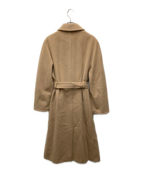 MaxMara（マックスマーラ）MaxMara (マックスマーラ) ウールシングルコート ベージュ サイズ:38の古着・服飾アイテム